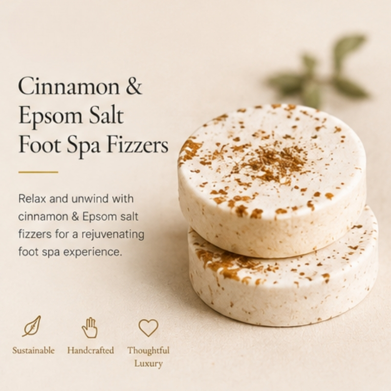 Cinnamon & Epsom Salt Foot Spa Fizzers