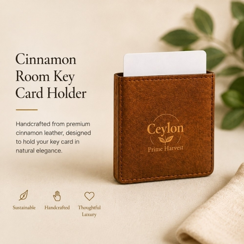 Cinnamon Room Key Card Holder