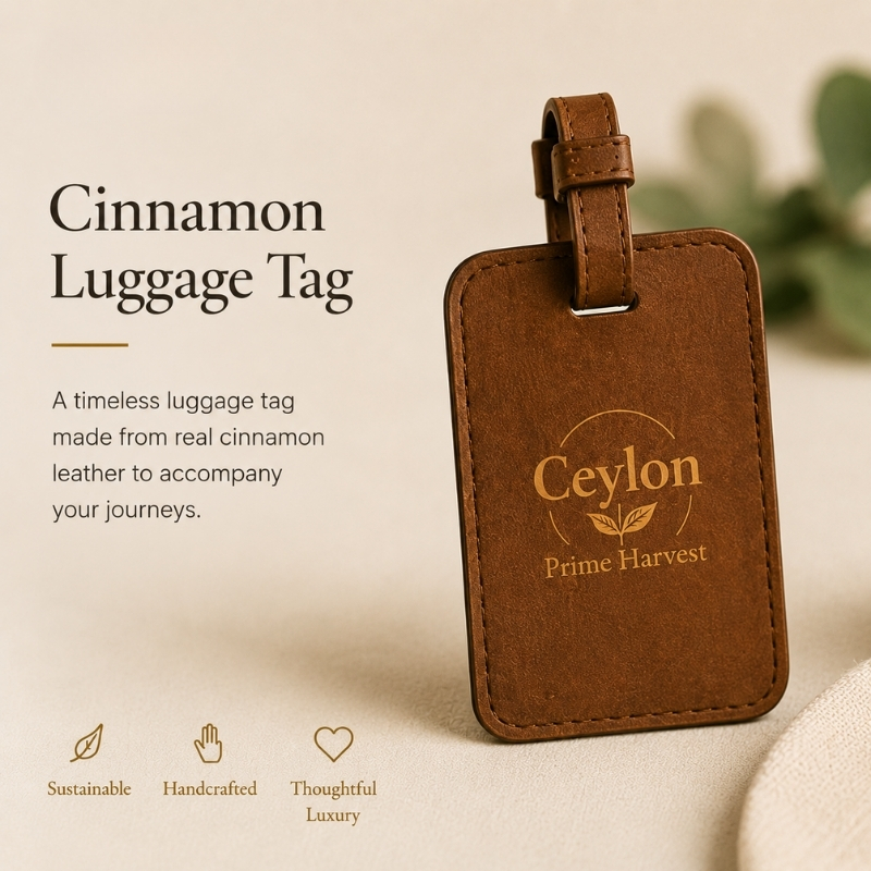 Cinnamon Luggage Tag