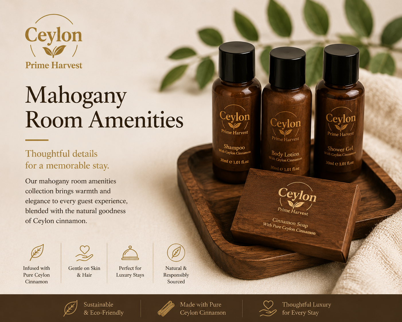 Mahogany Room Amenities